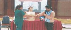 CCI_000094-1.jpg - โครงการอบรมการปฐมพยาบาลเบื้องต้นและการช่วยฟื้นคืนชีพ (CPR) สำหรับแกนนำสุขภาพโรงพยาบาลสันป่าตอง ปีงบประมาณ 2567 | https://www.sanpatong.go.th