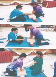CCI_000095.jpg - โครงการอบรมการปฐมพยาบาลเบื้องต้นและการช่วยฟื้นคืนชีพ (CPR) สำหรับแกนนำสุขภาพโรงพยาบาลสันป่าตอง ปีงบประมาณ 2567 | https://www.sanpatong.go.th