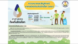 ขอเชิญประชาชนเข้าร่วม "โครงการอาสาสมัครท้องถิ่นรักษ์โลก" (อถล.)  ภาพที่ 1 | https://www.sanpatong.go.th