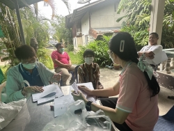 S__59850757_0.jpg - ​เทศบาลตำบลสันป่าตองทำการลงพื้นที่เก็บข้อมูลเพื่อช่วยเหลือ  | https://www.sanpatong.go.th