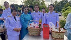 S__13221898.jpg - เทศบาลตำบลสันป่าตอง ได้เข้าร่วมกิจกรรมวันเฉลิมพระชนมพรรษา สมเด็จพระนางเจ้าสิริกิติ์ พระบรมราชินีนาถ พระบรมราชชนนีพันปีหลวง  | https://www.sanpatong.go.th