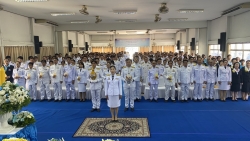 S__13221916.jpg - เทศบาลตำบลสันป่าตอง ได้เข้าร่วมกิจกรรมวันเฉลิมพระชนมพรรษา สมเด็จพระนางเจ้าสิริกิติ์ พระบรมราชินีนาถ พระบรมราชชนนีพันปีหลวง  | https://www.sanpatong.go.th