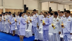 S__13221918.jpg - เทศบาลตำบลสันป่าตอง ได้เข้าร่วมกิจกรรมวันเฉลิมพระชนมพรรษา สมเด็จพระนางเจ้าสิริกิติ์ พระบรมราชินีนาถ พระบรมราชชนนีพันปีหลวง  | https://www.sanpatong.go.th