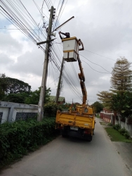 7.jpg - งานซ่อมแซมไฟฟ้าสาธารณะ  ภายในเขตเทศบาลตำบลสันป่าตอง | https://www.sanpatong.go.th