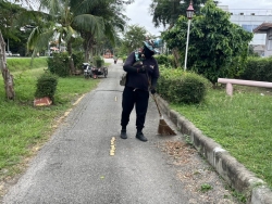 35976.jpg - งานสวนสาธารณะ กองช่าง ได้ดำเนินการทำความสะอาดกำจัดวัชพืช สวนสาธารณะภายในบริเวณเขตเทศบาลตำบลสันป่าตอง | https://www.sanpatong.go.th