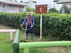 35977.jpg - งานสวนสาธารณะ กองช่าง ได้ดำเนินการทำความสะอาดกำจัดวัชพืช สวนสาธารณะภายในบริเวณเขตเทศบาลตำบลสันป่าตอง | https://www.sanpatong.go.th