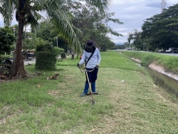 35978.jpg - งานสวนสาธารณะ กองช่าง ได้ดำเนินการทำความสะอาดกำจัดวัชพืช สวนสาธารณะภายในบริเวณเขตเทศบาลตำบลสันป่าตอง | https://www.sanpatong.go.th