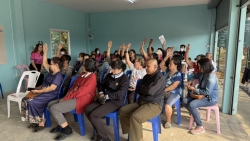 S__18251806.jpg - เทศบาลตำบลสันป่าตองได้เข้าร่วมประชุมประชาคมเพื่อทบทวนแผนพัฒนาท้องถิ่นระดับหมู่บ้าน ณ อาคารจามจุรี  | https://www.sanpatong.go.th