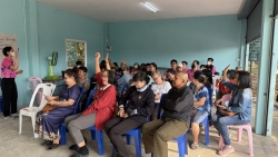 S__18251808.jpg - เทศบาลตำบลสันป่าตองได้เข้าร่วมประชุมประชาคมเพื่อทบทวนแผนพัฒนาท้องถิ่นระดับหมู่บ้าน ณ อาคารจามจุรี  | https://www.sanpatong.go.th