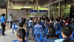 S__18636871.jpg - เทศบาลตำบลสันป่าตองได้เข้าร่วมประชุมประชาคมเพื่อทบทวนแผนพัฒนาท้องถิ่นระดับหมู่บ้าน บ้านช่างกระดาษ | https://www.sanpatong.go.th