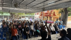 S__18636879.jpg - เทศบาลตำบลสันป่าตองได้เข้าร่วมประชุมประชาคมเพื่อทบทวนแผนพัฒนาท้องถิ่นระดับหมู่บ้าน บ้านช่างกระดาษ | https://www.sanpatong.go.th