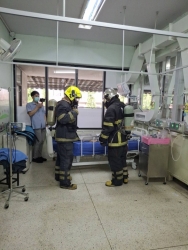 25179.jpg - เทศบาลตำบลสันป่าตอง ร่วมซักซ้อมแผนเผชิญเหตุอพยพหนีไฟ ณ โรงพยาบาลสันป่าตอง มุ่งสร้างความปลอดภัยระดับสูงสุด | https://www.sanpatong.go.th