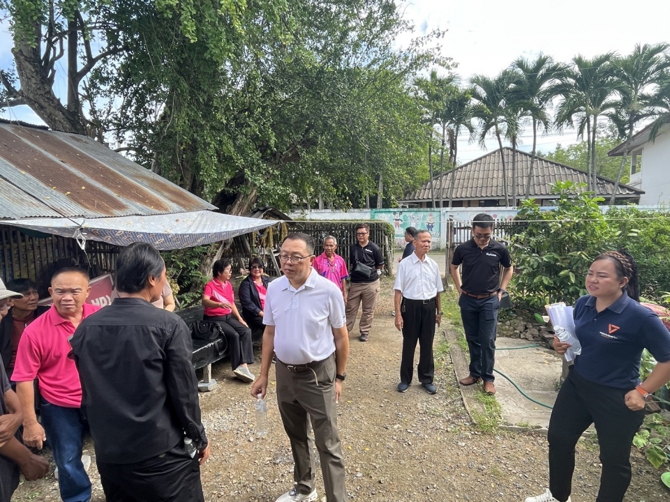 ลงพื้นที่โครงการ  "บ้านพอเพียง ปี 2570 " ขับเคลื่อนโดย สภาองค์กรชุมชนเทศบาลตำบลสันป่าตอง ภาพที่ 7 | https://www.sanpatong.go.th