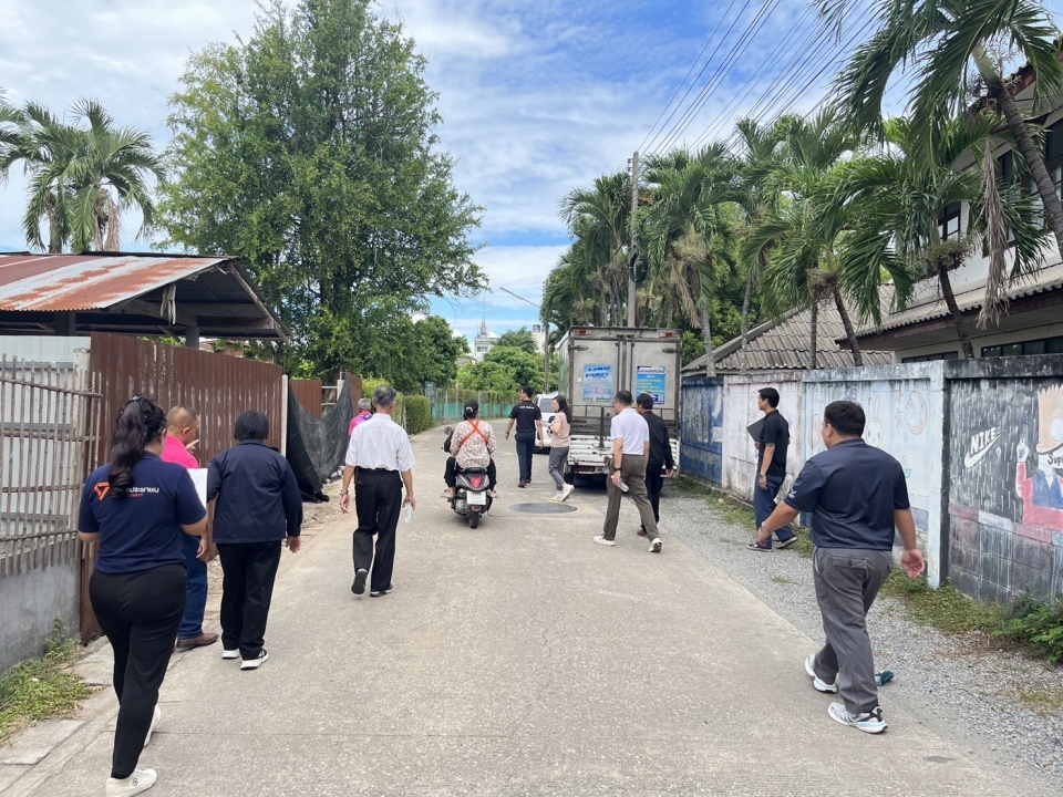 ลงพื้นที่โครงการ  "บ้านพอเพียง ปี 2570 " ขับเคลื่อนโดย สภาองค์กรชุมชนเทศบาลตำบลสันป่าตอง ภาพที่ 8 | https://www.sanpatong.go.th