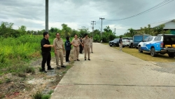 S__138911784.jpg - เทศบาลตำบลสันป่าตอง ร่วมกับ การประปาส่วนภูมิภาคเขต 9 ตรวจสอบพื้นที่ขอรับบริจาคดิน  | https://www.sanpatong.go.th