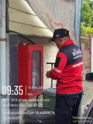 S__32751670.jpg - เทศบาลตำบลสันป่าตอง ร่วมกับ งานป้องกันและบรรเทาสาธารณภัย สำนักปลัดเทศบาล ภารกิจ : ตรวจเช็คถังดับเพลิง พร้อมเปลี่ยนถังที่ชำรุด และบรรจุถังใหม่ให้พร้อมใช้งานเมื่อหากเกิดมีภัยอันตราย | https://www.sanpatong.go.th