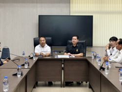 เทศบาลตำบลสันป่าตองได้ร่วมตอนรับหัวหน้าฝ่ายการโยธา ภาพที่ 2 | https://www.sanpatong.go.th