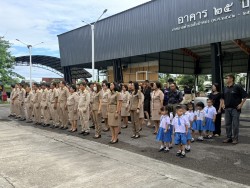 เทศบาลตำบลสันป่าตองได้ร่วมทำกิจกรรมเนื่องจากในวันพระราชทานธงชาติไทย วันที่ 28 กันยายน 2569 ภาพที่ 8 | https://www.sanpatong.go.th