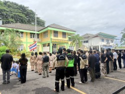 เทศบาลตำบลสันป่าตองได้ร่วมทำกิจกรรมเนื่องจากในวันพระราชทานธงชาติไทย วันที่ 28 กันยายน 2569 ภาพที่ 11 | https://www.sanpatong.go.th