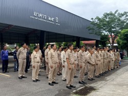 เทศบาลตำบลสันป่าตองได้ร่วมทำกิจกรรมเนื่องจากในวันพระราชทานธงชาติไทย วันที่ 28 กันยายน 2569 ภาพที่ 12 | https://www.sanpatong.go.th