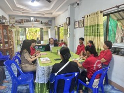 ร่วมรับฟังการประเมินมาตรฐานชมรมคนพิการทางสติปัญญาจังหวัดเชียงใหม่ (สาขาอำเภอจอมทอง)  ภาพที่ 1 | https://www.sanpatong.go.th