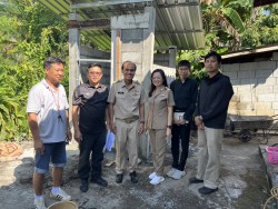  ลงพื้นที่ตรวจรับงานโครงการปรับสภาพแวดล้อมและสิ่งอำนวยความสะดวกของผู้สูงอายุให้เหมาะสมและปลอดภัย ภาพที่ 1 | https://www.sanpatong.go.th
